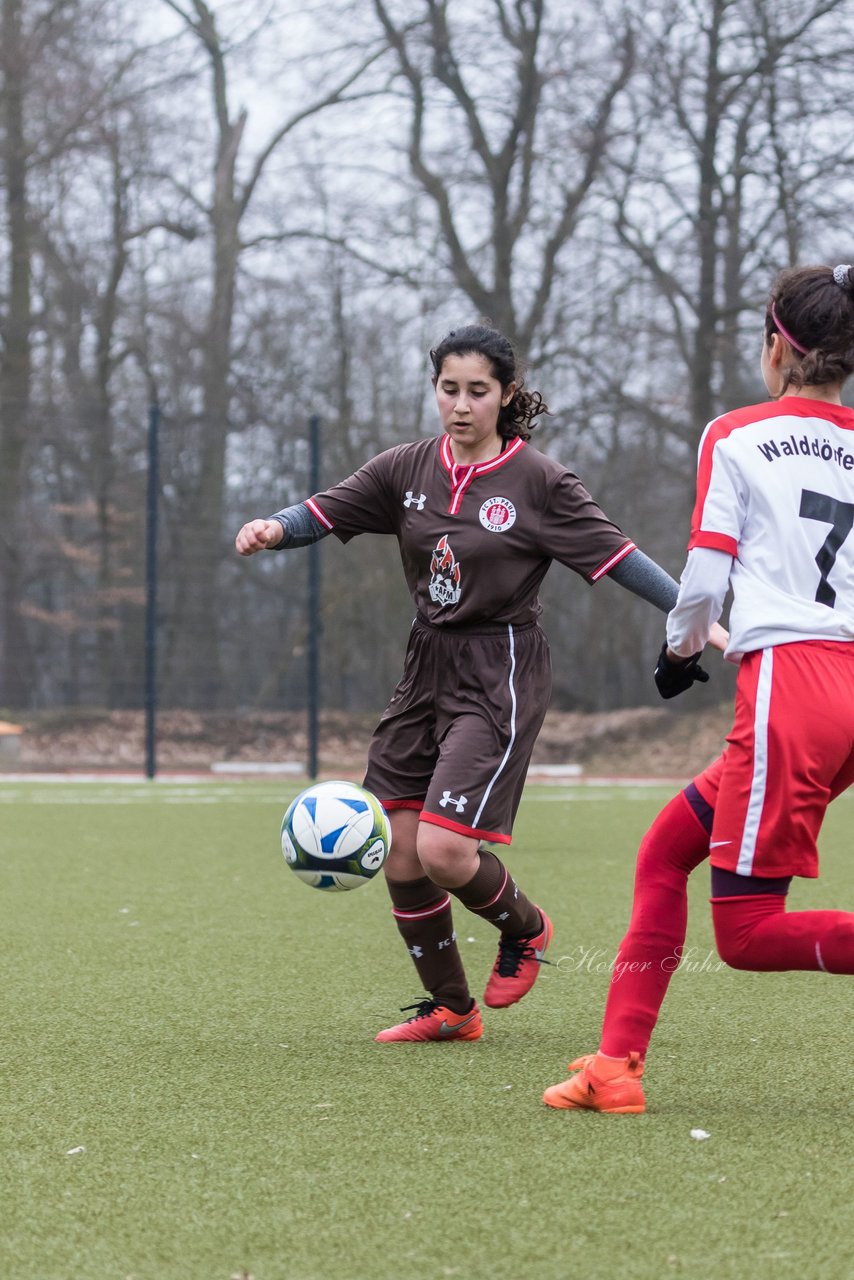 Bild 192 - B-Juniorinnen Walddoerfer - St.Pauli : Ergebnis: 4:1